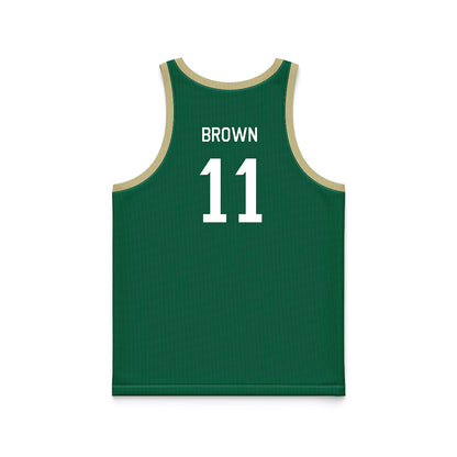USF - NCAA Men's Basketball : CJ Brown - Hardwood Reissue Basketball Jersey-1