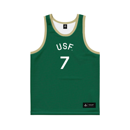 USF - NCAA Women's Basketball : Lana Vukcevic - Hardwood Reissue Basketball Jersey-0