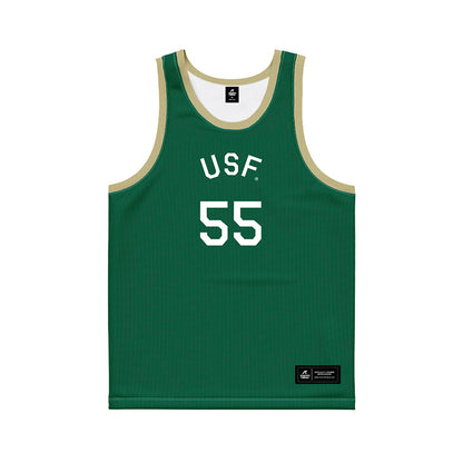 USF - NCAA Women's Basketball : Carla Brito Hernandez - Hardwood Reissue Basketball Jersey-0