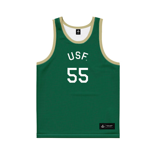 USF - NCAA Women's Basketball : Carla Brito Hernandez - Hardwood Reissue Basketball Jersey-0