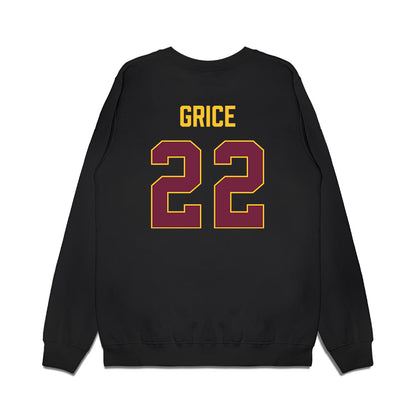 Arizona State - NCAA Women's Basketball : Timya Grice - Vintage Basketball Premium Crewneck Sweatshirt-1