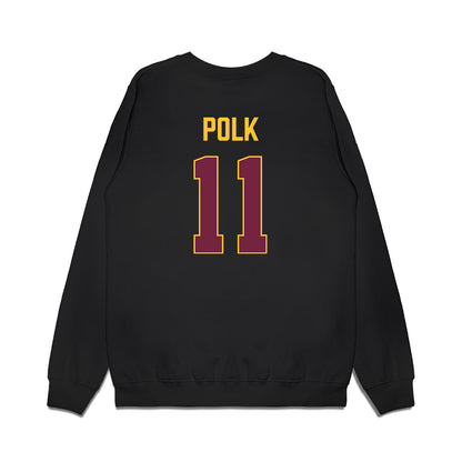 Arizona State - NCAA Men's Basketball : Kash Polk - Vintage Basketball Premium Crewneck Sweatshirt-1