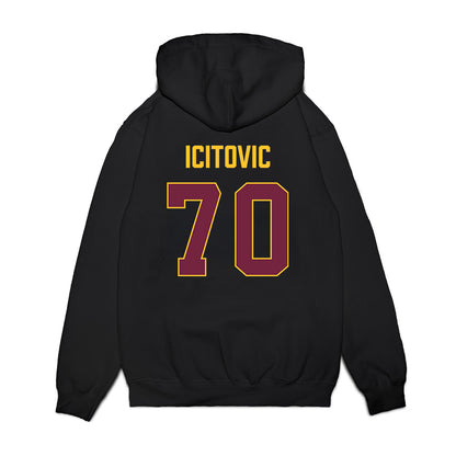 Arizona State - NCAA Men's Basketball : Jovan Icitovic - Vintage Basketball Premium Hooded Sweatshirt-1