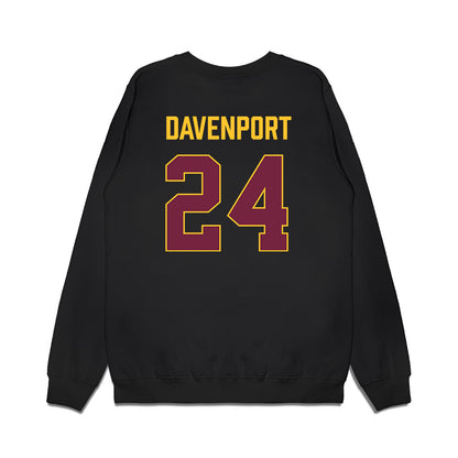 Arizona State - NCAA Women's Basketball : Deborah Davenport - Vintage Basketball Premium Crewneck Sweatshirt-1