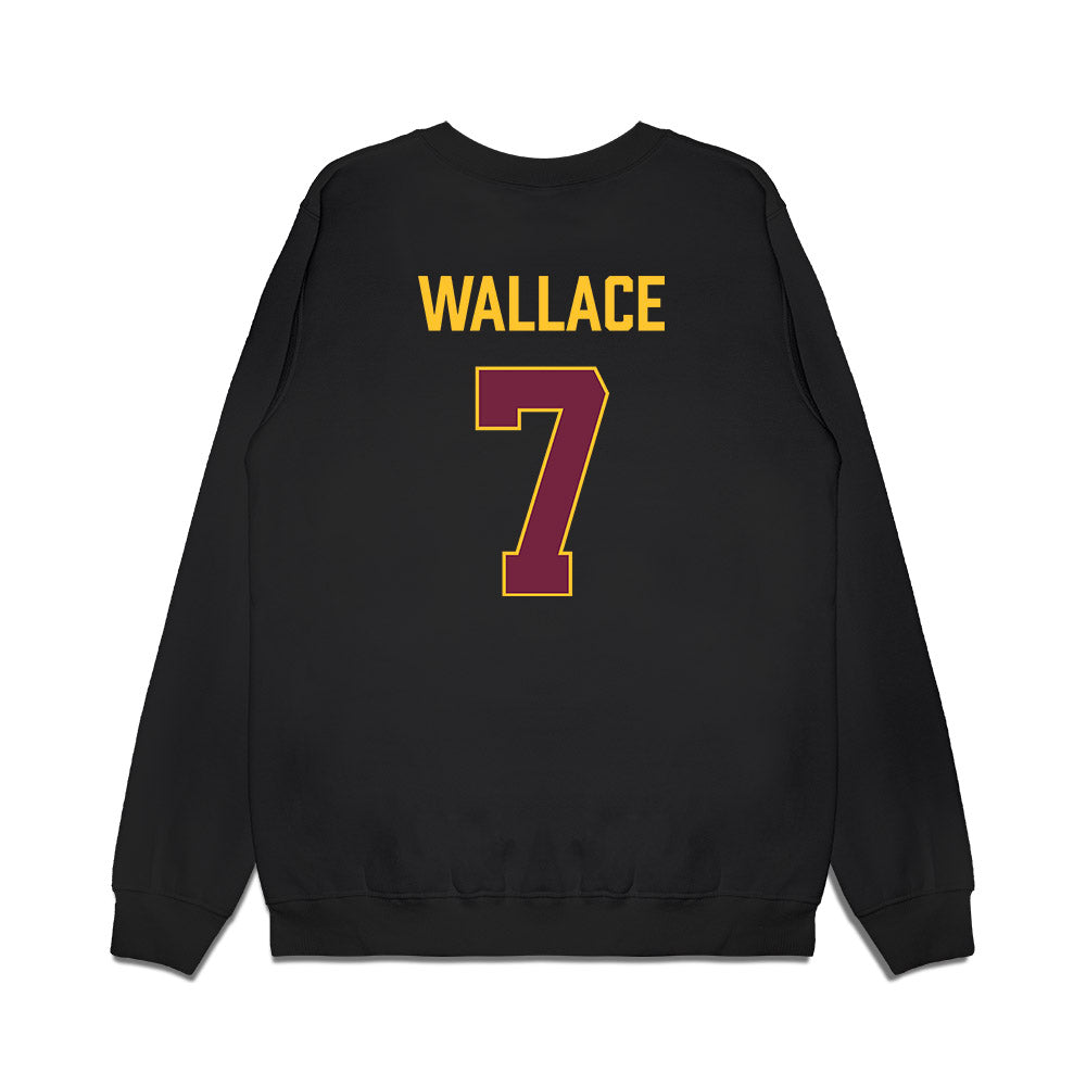 Arizona State - NCAA Men's Basketball : Vijay Wallace - Vintage Basketball Premium Crewneck Sweatshirt-1