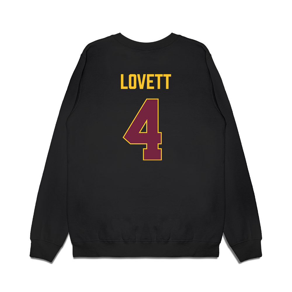 Arizona State - NCAA Women's Basketball : Jyah LoVett - Vintage Basketball Premium Crewneck Sweatshirt-1