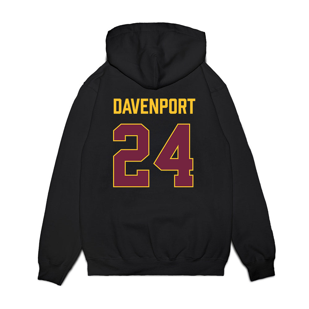Arizona State - NCAA Women's Basketball : Deborah Davenport - Vintage Basketball Premium Hooded Sweatshirt-1