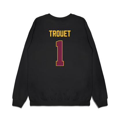 Arizona State - NCAA Men's Basketball : Santiago Trouet - Vintage Basketball Premium Crewneck Sweatshirt-1
