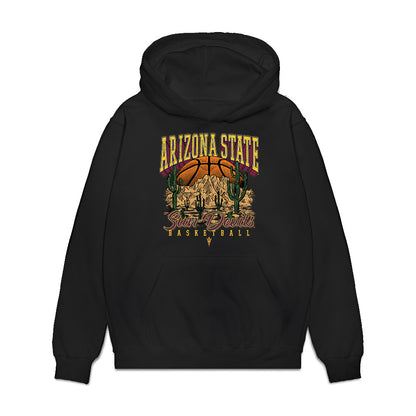 Arizona State - NCAA Women's Basketball : Deborah Davenport - Vintage Basketball Premium Hooded Sweatshirt-0