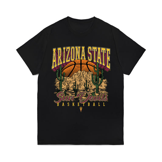 Arizona State - NCAA Women's Basketball : Timya Grice - Vintage Basketball Comfort Colors T-Shirt-0