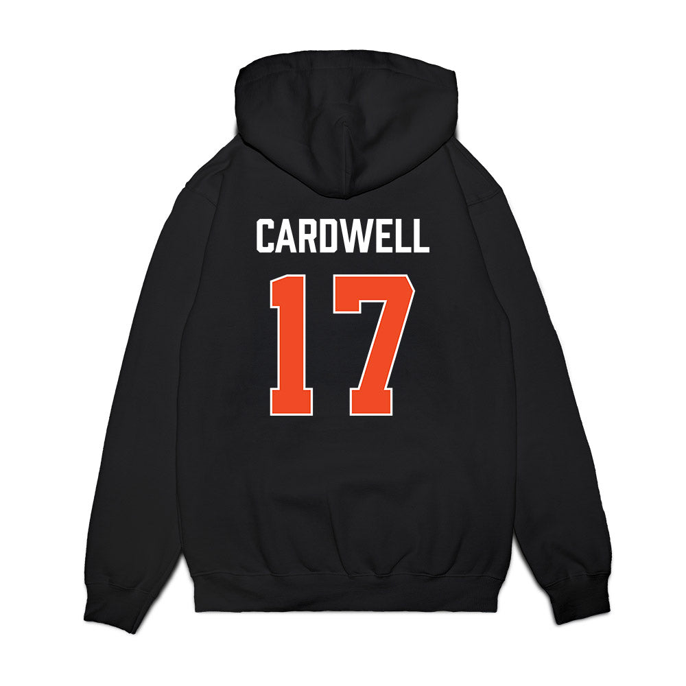 Auburn - NCAA Men's Basketball : Drake Cardwell - Vintage Shersey Premium Hooded Sweatshirt-1
