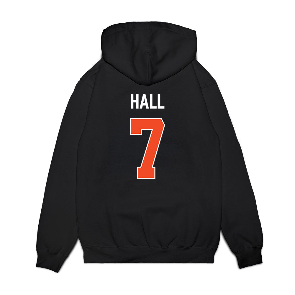 Auburn - NCAA Men's Basketball : Keyshawn Hall - Vintage Shersey Premium Hooded Sweatshirt-1