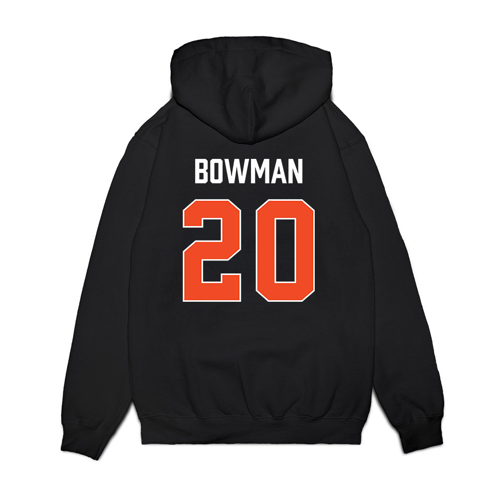 Auburn - NCAA Men's Basketball : Jeremiah Bowman - Vintage Shersey Premium Hooded Sweatshirt-1