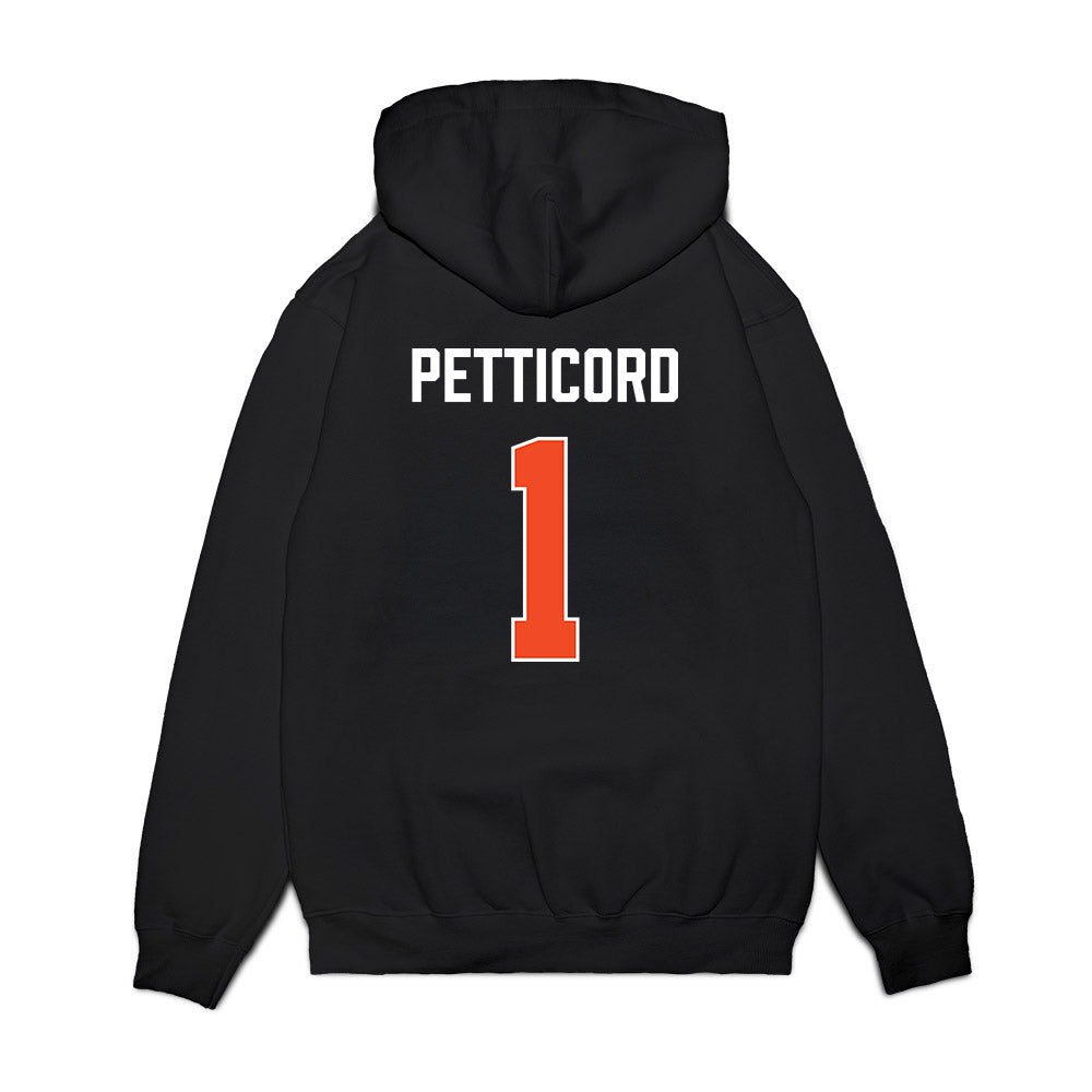 Auburn - NCAA Women's Basketball : Mya Petticord - Vintage Shersey Premium Hooded Sweatshirt-1