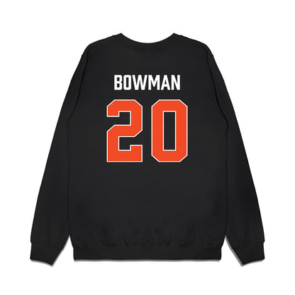 Auburn - NCAA Men's Basketball : Jeremiah Bowman - Vintage Shersey Premium Crewneck Sweatshirt-1