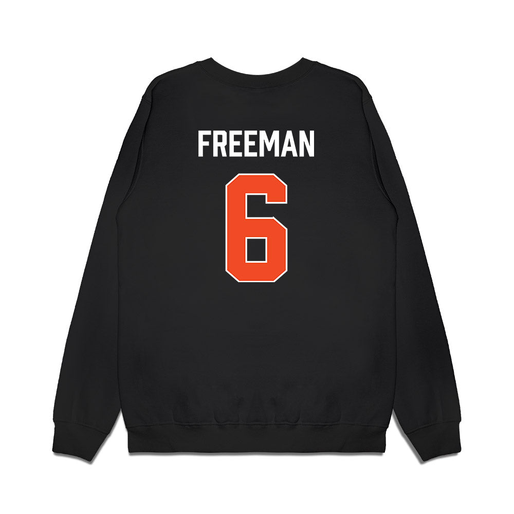 Auburn - NCAA Men's Basketball : Elyjah Freeman - Vintage Shersey Premium Crewneck Sweatshirt-1