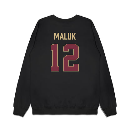 FSU - NCAA Men's Basketball : Alier Maluk - Vintage Shersey Premium Crewneck Sweatshirt-1
