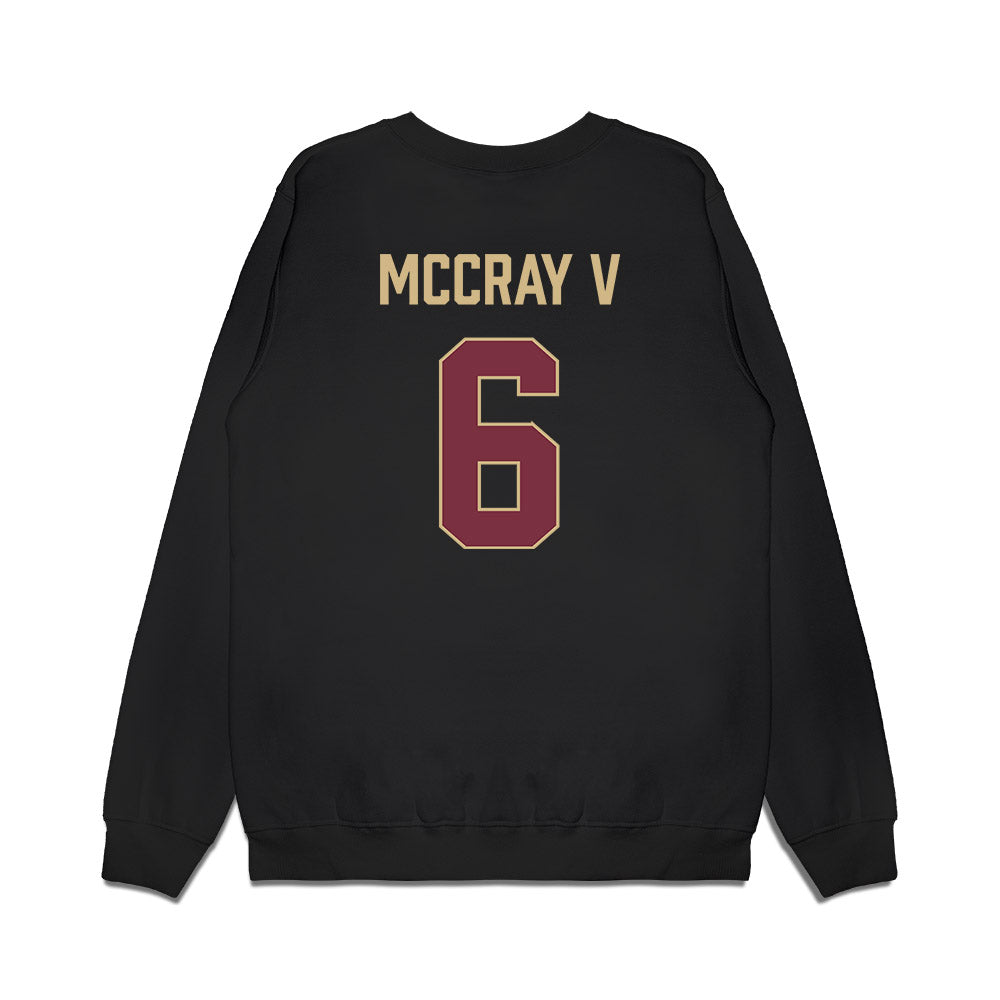 FSU - NCAA Men's Basketball : Robert McCray V - Vintage Shersey Premium Crewneck Sweatshirt-1