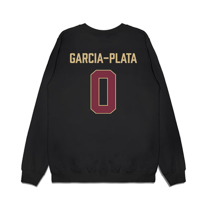 FSU - NCAA Men's Basketball : Maximo Garcia-Plata - Vintage Shersey Premium Crewneck Sweatshirt-1
