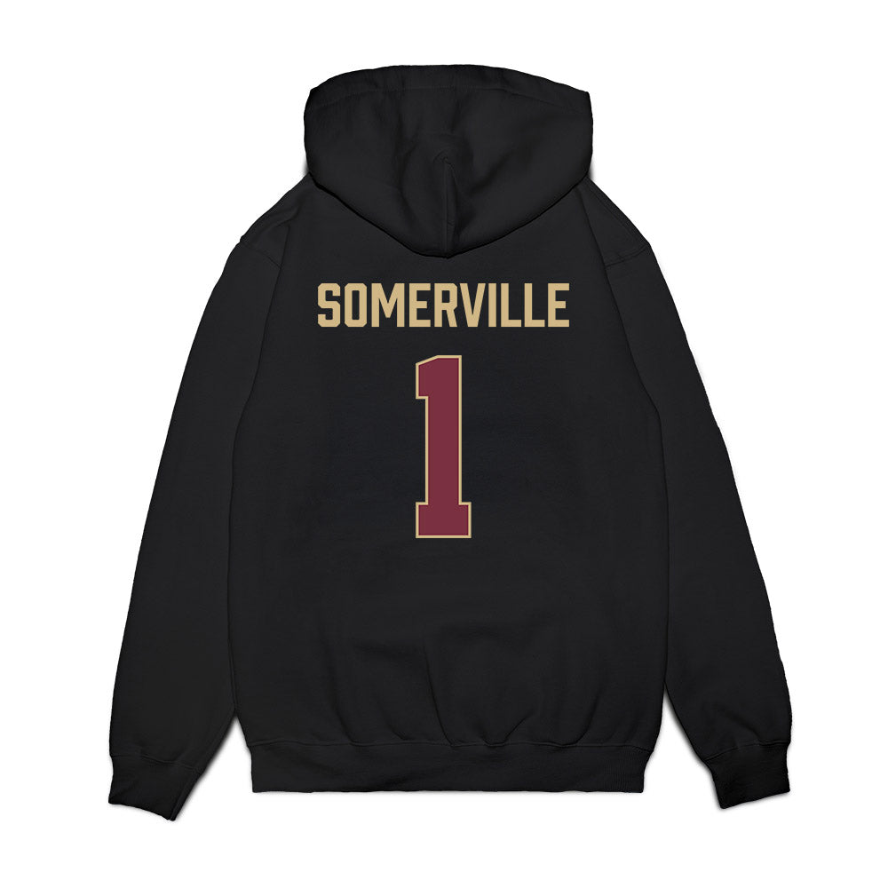FSU - NCAA Men's Basketball : Martin Somerville - Vintage Shersey Premium Hooded Sweatshirt-1