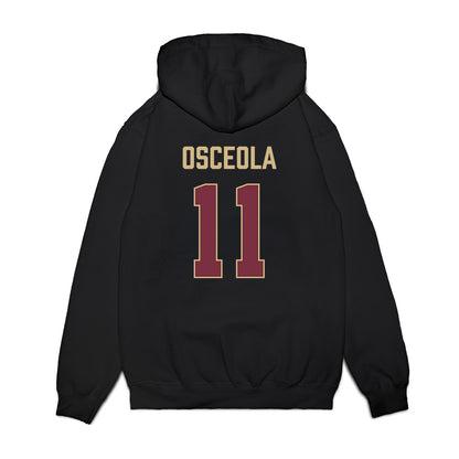 FSU - NCAA Men's Basketball : Xavier Osceola - Vintage Shersey Premium Hooded Sweatshirt-1