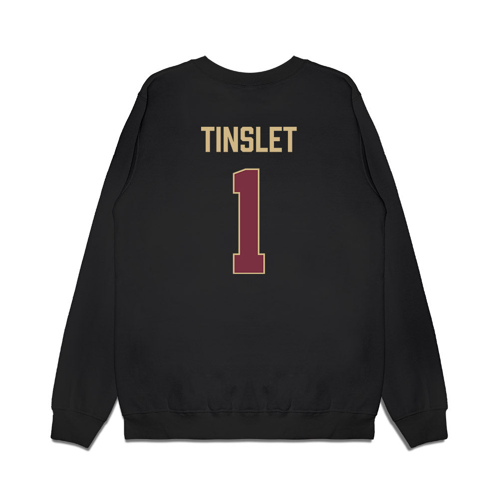 FSU - NCAA Men's Basketball : Anita Tinslet - Vintage Shersey Premium Crewneck Sweatshirt-1