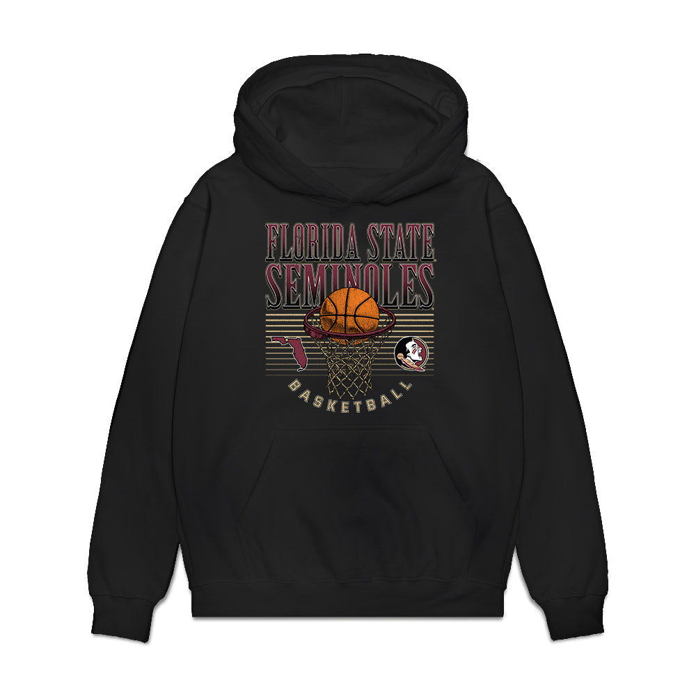 FSU - NCAA Men's Basketball : Xavier Osceola - Vintage Shersey Premium Hooded Sweatshirt-0