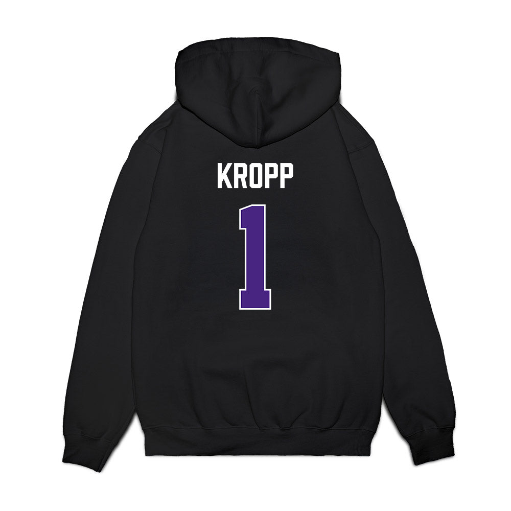 Northwestern - NCAA Men's Basketball : Tyler Kropp - Vintage Shersey Premium Hooded Sweatshirt-1