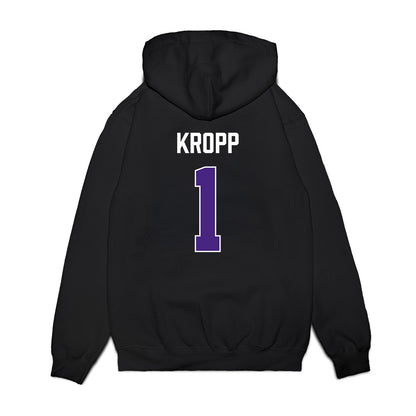 Northwestern - NCAA Men's Basketball : Tyler Kropp - Vintage Shersey Premium Hooded Sweatshirt-1