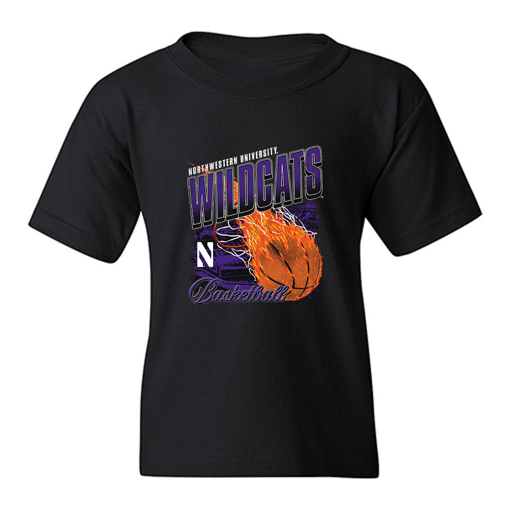 Northwestern - NCAA Men's Basketball : Tyler Kropp - Vintage Shersey Youth T-Shirt-0