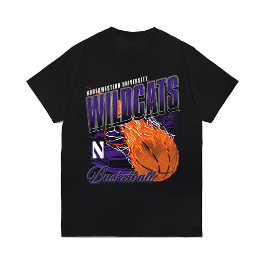 Northwestern - NCAA Men's Basketball : KJ Windham - Vintage Shersey Comfort Colors T-Shirt-0
