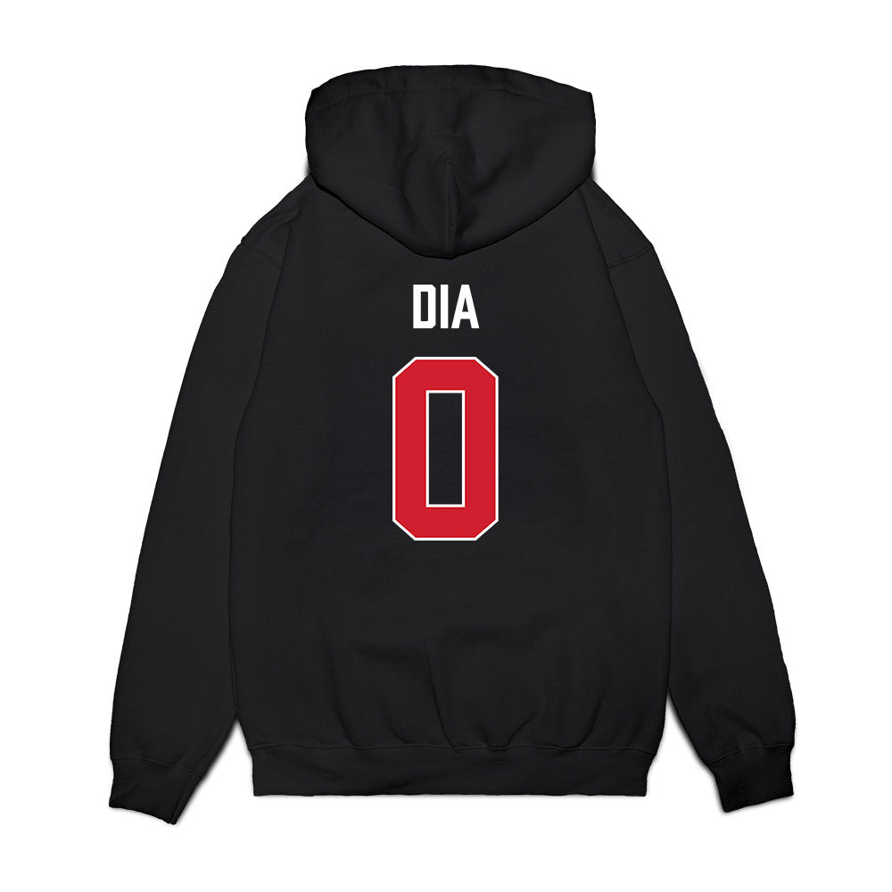 Ole Miss - NCAA Men's Basketball : Malik Dia - Vintage Premium Hooded Sweatshirt-1