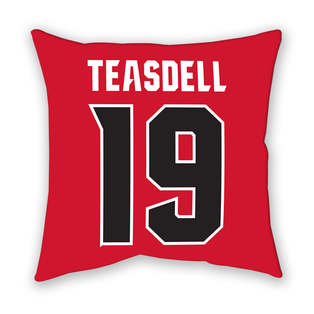 NC State - NCAA Football : Tristan Teasdell - Pillow-1
