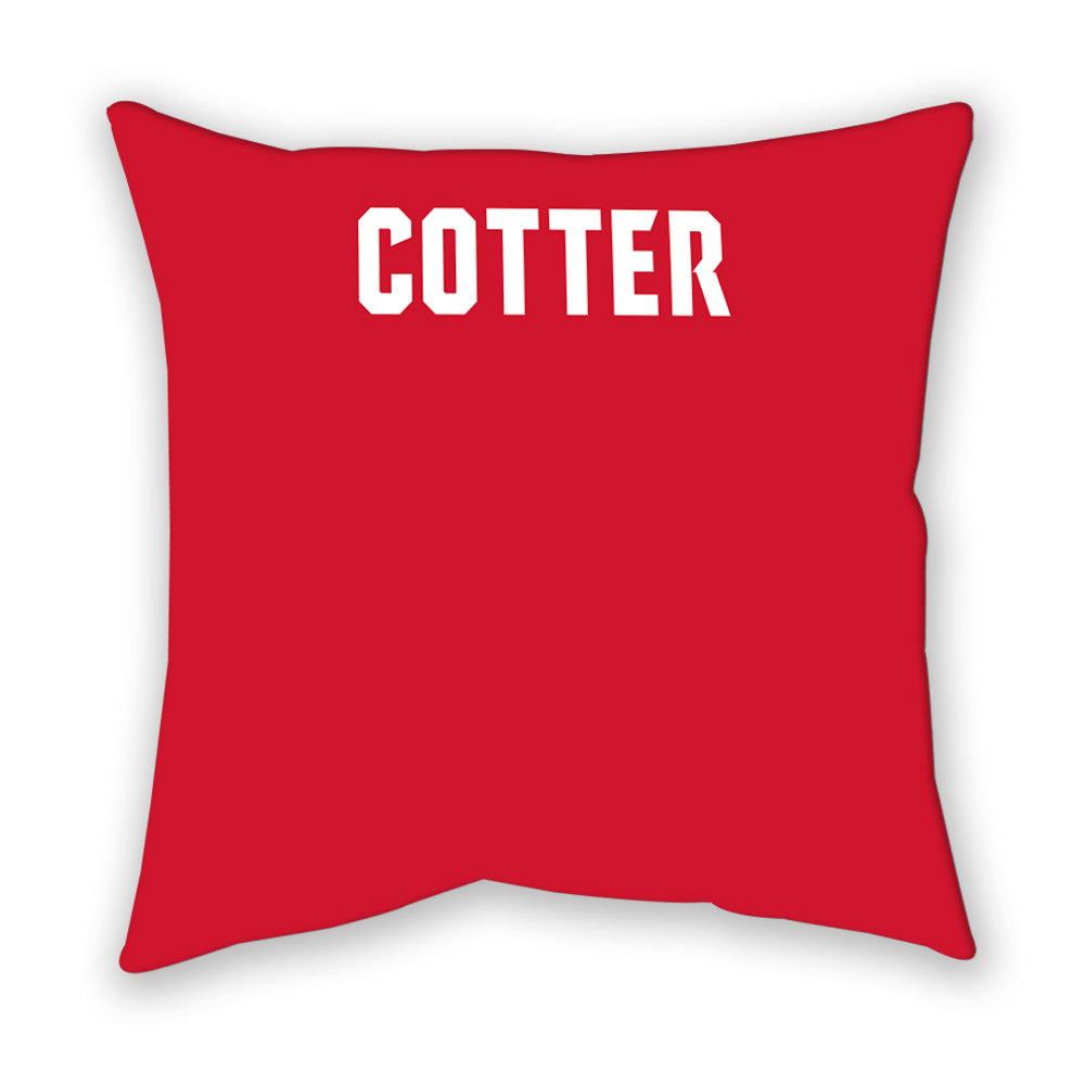 NC State - NCAA Women's Swimming & Diving : Keelan Cotter - Pillow-1