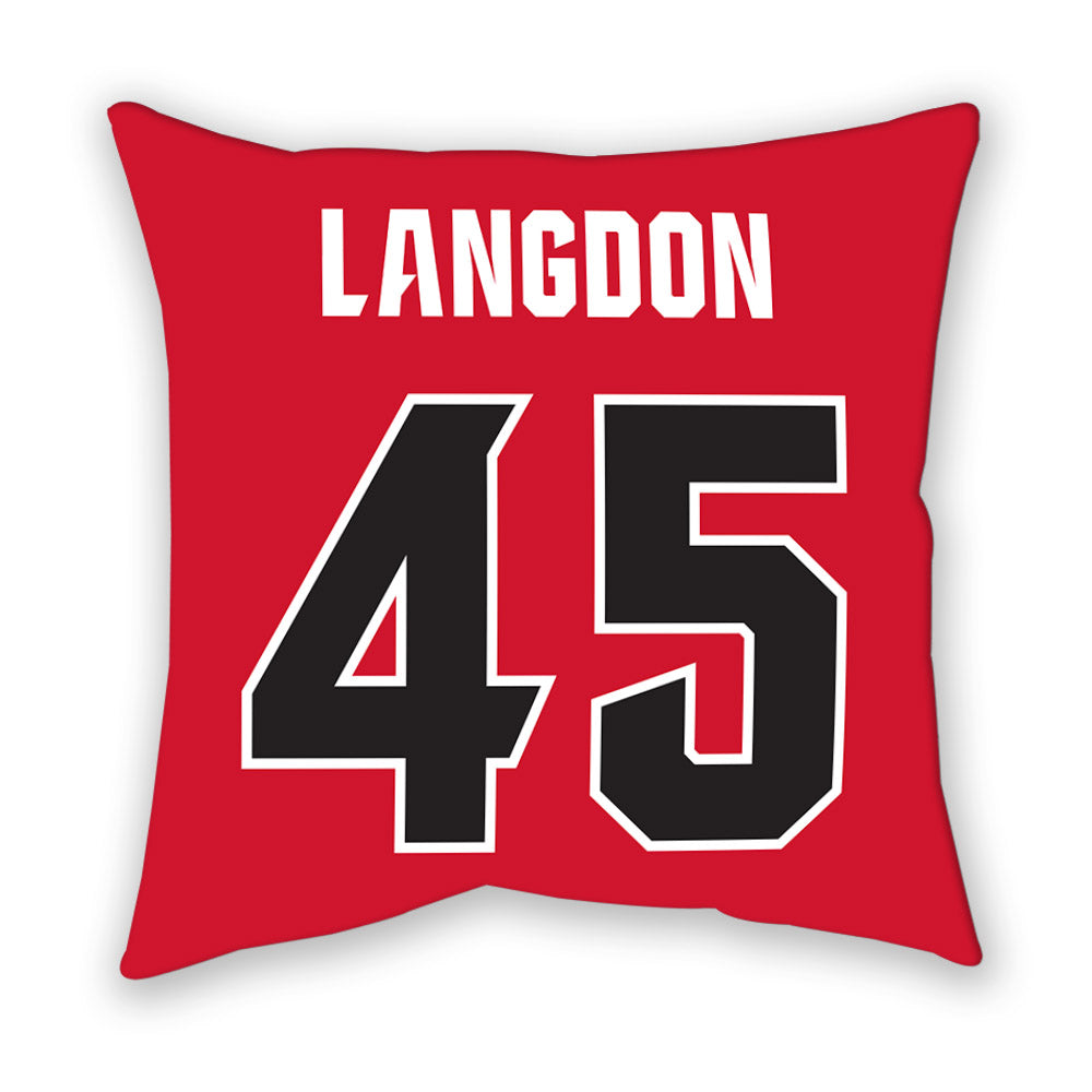 NC State - NCAA Men's Basketball : Colt Langdon - Pillow-1
