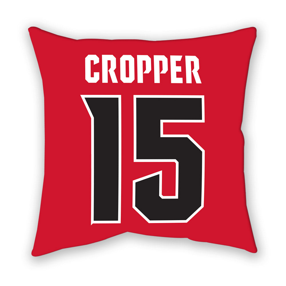 NC State - NCAA Women's Volleyball : Lily Cropper - Pillow-1