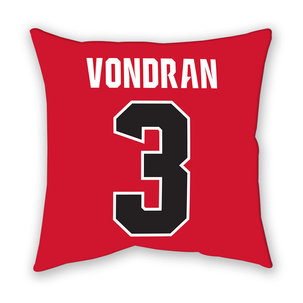 NC State - NCAA Women's Volleyball : Clara Vondran - Pillow-1