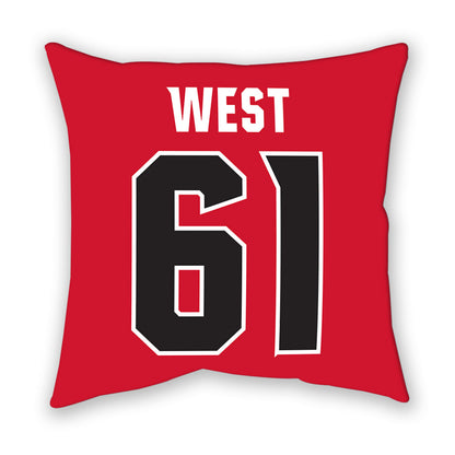 NC State - NCAA Football : Tyler West - Pillow-1