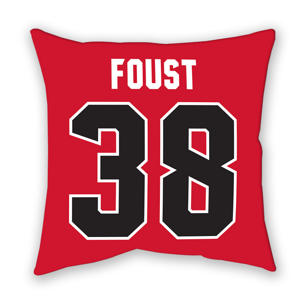 NC State - NCAA Football : Logan Foust - Pillow-1