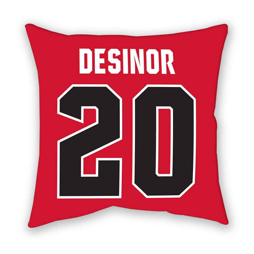 NC State - NCAA Football : Deandre Desinor - Pillow-1