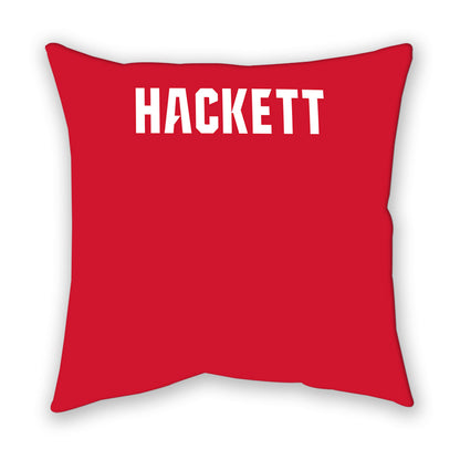 NC State - NCAA Men's Track & Field : Christian Hackett - Pillow-1