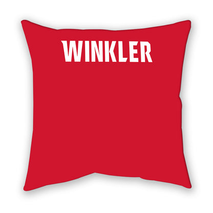 NC State - NCAA Men's Swimming & Diving : Kaii Winkler - Pillow-1