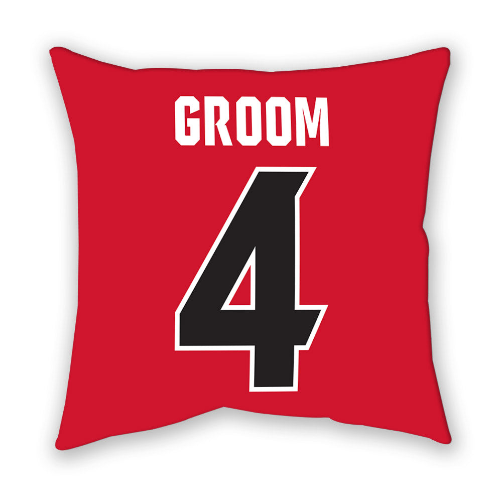 NC State - NCAA Women's Volleyball : Sophia Groom - Pillow-1
