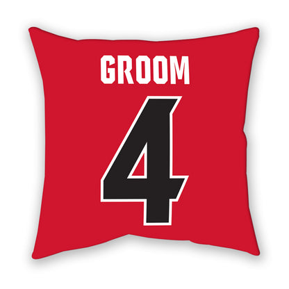 NC State - NCAA Women's Volleyball : Sophia Groom - Pillow-1