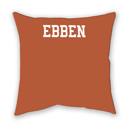 Texas - NCAA Women's Rowing : Bell Ebben - Pillow-1