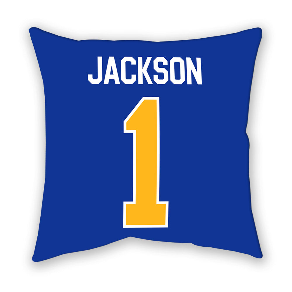 Pittsburgh - NCAA Men's Basketball : Dishon Jackson - Pillow-1
