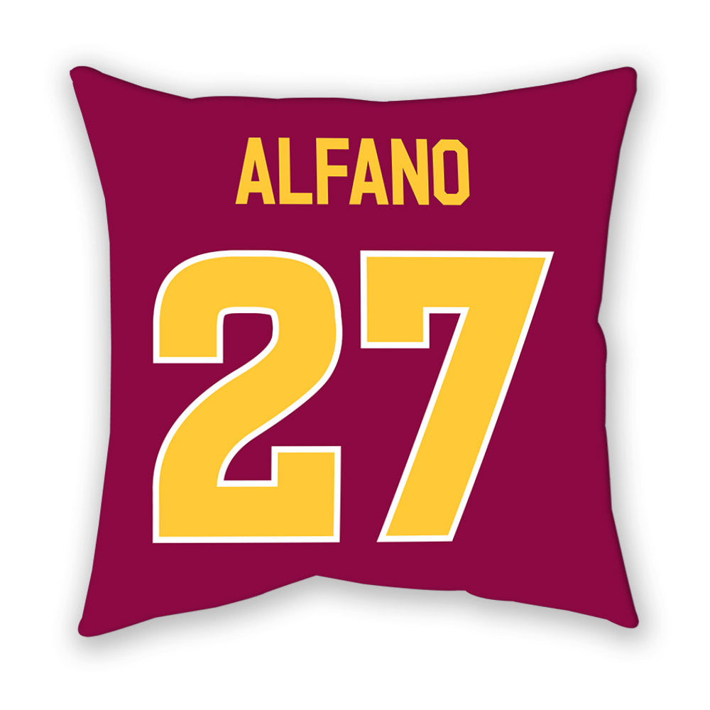 Arizona State - NCAA Men's Ice Hockey : Sam Alfano - Pillow-1