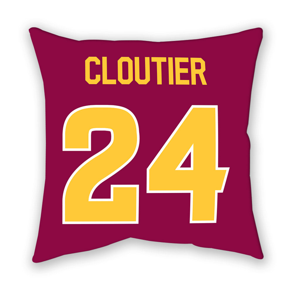 Arizona State - NCAA Men's Ice Hockey : Justin Cloutier - Pillow-1