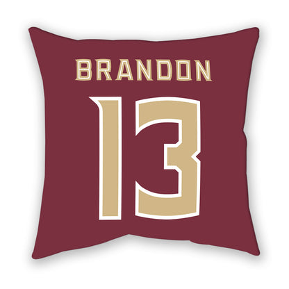 FSU - NCAA Women's Soccer : Mya Brandon - Pillow-1