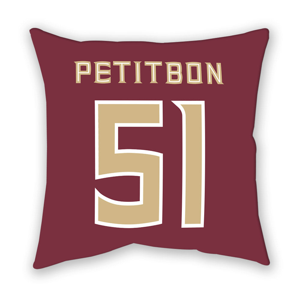 FSU - NCAA Football : Luke Petitbon - Pillow-1